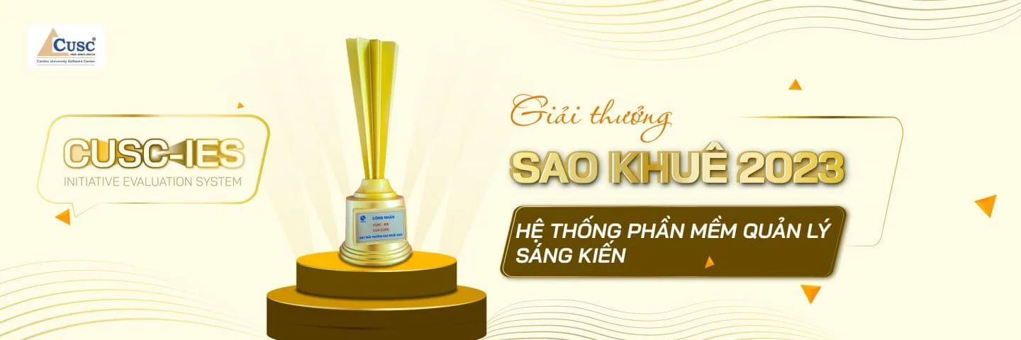CUSC-IES đạt giải thưởng Sao Khuê 2023